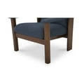 thumbnail image 6 of Moe's Home Collection Parker Lounge Chair Dark Blue Fabric Chairs, 6 of 6