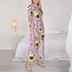 thumbnail image 3 of Fotbe Different Avocados Conjunto de Pijama de Manga Larga para Mujer con Estampado, Ropa de Dormir de 2 Piezas, Conjunto de Casa Suave y Cómodo con Bolsillos-Medium, 3 of 7