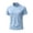 #0140-Light Blue, variant on Betivan Men's Summer Solid Color Sports Training Top Quick Dry Stand Collar Half Zipper Design Short Sleeve Gym Workout Running Breathable Active Fashion Top