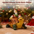 thumbnail image 3 of Garden Gnome Turtle Statue, Resin Turtle Garden Decor for Outside, Colorful Outdoor Gnomes Lawn Decoration, Hand-Painted Weather-Resistant, 4.33×7.09×5.51", 3 of 6