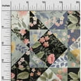 thumbnail image 2 of oneOone Cotton Poplin Black Fabric Florals Sewing Material Print Fabric By The Yard 42 Inch Wide, 2 of 6