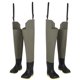 thumbnail image 5 of Wosthever Ave zancuda de nailon ligera e impermeable para pesca, pantalones para vadear impermeables para hombres y mujeres Pescar gris verde L, 5 of 6