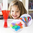 thumbnail image 4 of Euaioeiu Colorful Plastic Drinking Straws, Biodegradable Eco-Friendly Reusable Party Supplies, Handmade Craft Decorations for Home Kitchen Restaurant Beverage, 4 of 5