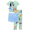 Bluey, variant on Character Toddler Top, Pants and Shorts Pajama Set, 3-Piece, Sizes 12M-5T