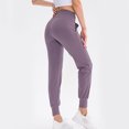 thumbnail image 4 of 2 Pack Capri Leggings for Women High Waisted Soft Tummy Control Stretch Knee Length Yoga Pants Workout Athletic Running Capri Leggings,7/8 High Waisted Workout Yoga Leggings For Women, 4 of 4