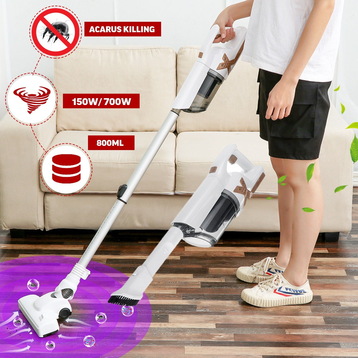 Stick Vacuums & Electric Brooms Handheld Carpet Cleaner Pet Hair Tool