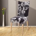 thumbnail image 1 of Funda para silla de comedor con estampado elástico de Spandex, moderna, extraíble, antisuciedad, funda para asiento de cocina, funda elástica para banquete, 1/4/6 Uds. Tan Jianjun unisex, 1 of 2