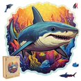 thumbnail image 1 of Puzle de madera Quenisray Shark 500 piezas para adultos, 1 of 7
