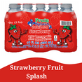 thumbnail image 3 of (6 pack) Fruit Splash Juniors, Water Bottles, Strawberry, 10 fl oz, 15 Pack Bottles, 3 of 8