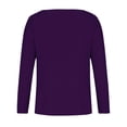 thumbnail image 3 of Long Sleeve Shirts for Women Fall Fashion V Neck Solid Color Blouses Trendy Casual Loose Comfy Cute Tops Fall Outfits for Women 2026, 3 of 4