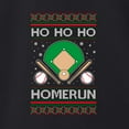thumbnail image 3 of Wild Bobby Ho Ho Ho Homerun, Baseball Fan Christmas Design Christmas Sweater Design | Holiday Unisex Boys Girls Crewneck Graphic Sweatshirt, 3 of 5