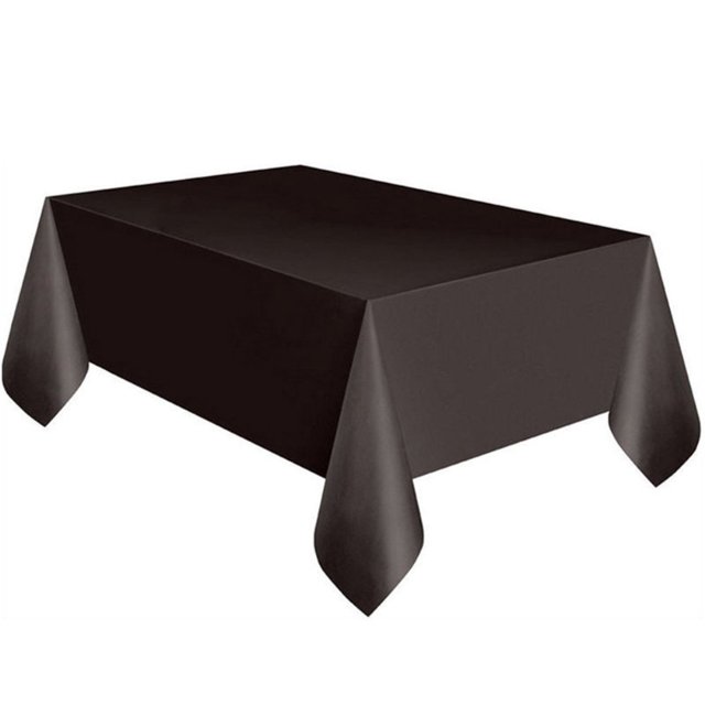 Solid Color Rectangle Dining Table Cover Cloth Birthday Party Tablecloth Decor