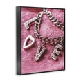 thumbnail image 3 of Stupell Industries Glam Love Charm Bracelet Black Framed Giclee Art design by Lil' Rue, 14 x 11, 3 of 8