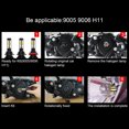 thumbnail image 4 of Bombilla de luz antiniebla para coche K9 40W 6500K Lámpara antiniebla automática 6000LM H7 H8 H11 H4 (9006/HB4) JShteea Accesorios para autos y motos, 4 of 9