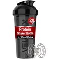 thumbnail image 1 of VELOMIX Botellas mezcladoras de proteínas de 28 onzas para mezclas de proteínas con batidor de alambre, vasos mezcladores a prueba de fugas para batidos de proteínas y preentrenamiento | Botella mezcl, 1 of 5