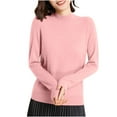 thumbnail image 4 of Neewe Women's Sweaters Long Sleeve Soft Lightweight Basic Knitted Pullover Sweater, 4 of 7