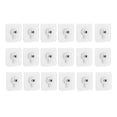 thumbnail image 2 of 18PCS No Drill Screw Stickers, Nail Free Stickers for Walls Heavy Duty, Drill Free Adhesive Hooks Picture Hangers, Self Adhesive Picture Hanging Hooks, No Trace Screw Hook Stickers for Frames,Kitchen, 2 of 5