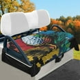 thumbnail image 2 of Yuyamidu Colorful Golf Ball Golf Cart Seat Covers, Thick Club Car Seat Towel Blanket Soft Golf Cart Cushion Covers Flannel Golf Cart Accessories, 2 of 8