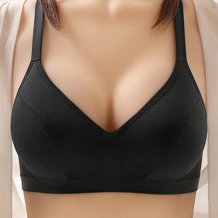 Staron Bras for Older Women No Underwire Wireless Push Up Bras Comfort Sport Everyday Bralettes Stretch Daily Underwear Wirefree Bra Bralettes