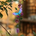 thumbnail image 5 of Wind Chimes Outdoor Clearances, Butterflies Aluminum Tube Windchime With S Hook, Garden Decor, Housewarming Gift, Xinsrenus Under $5! Wind Chimes Outdoor Clearances, Butterflies, 5 of 6
