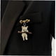 thumbnail image 3 of Práctico y profesional lindo animal gato broche gato travieso con rama juego solapa pin ropa pin unisex fiesta Navidad mejor regalo, 1 pieza ER, 3 of 5