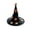 Orange, variant on SUYOLL Halloween Star Witch Hat,Black Wizard Hat with Star Decor for Adult Cosplay Party Accessory