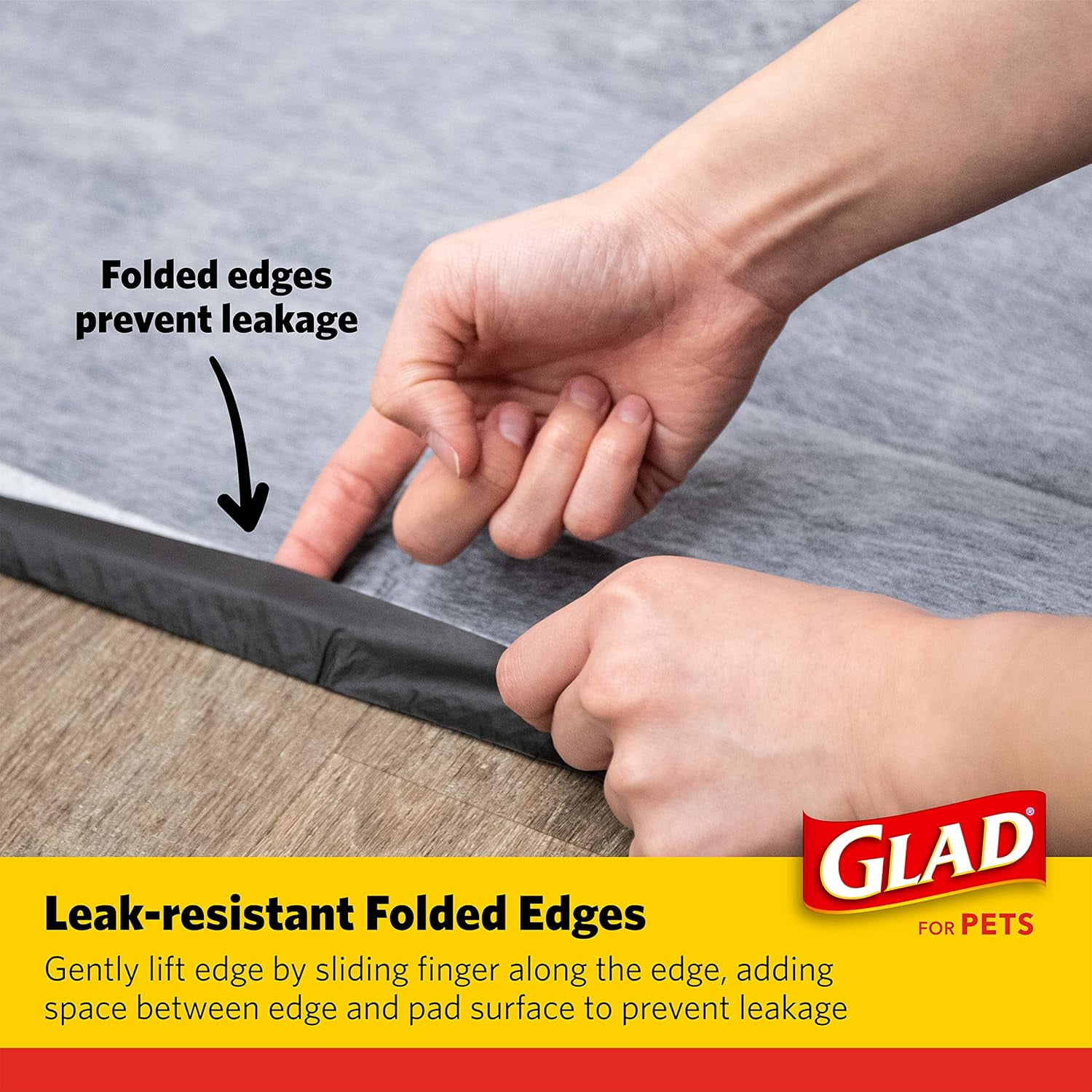 Glad Activated Carbon Puppy Training Pads with Anti-Microbial Technology, 23"x23" 30ct