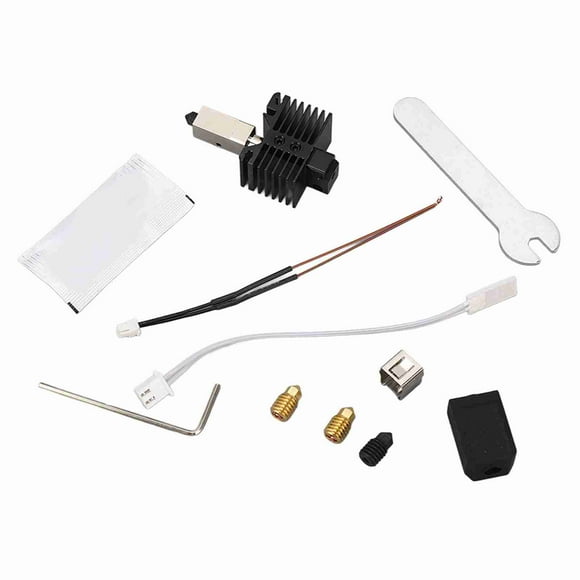 Bambu Lab X1 P1P X1 Carbon Compatible Detachable Hot End Kit with Upgraded Heating Block and Anti-Sag Design for 3D Printers