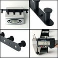 thumbnail image 4 of Perchero de Pared Ganchos para Toallas Ganchos de Pared con Tornillos Toallero para baño y Cocina, Acero Inoxidable Acabado Negro Mate, 5 Ganchos Redondos, 4 of 5