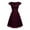 Purple, variant on Women's Elegant Floral Lace Cocktail Dresses with Satin Belt Cap Sleeve V Neck Mesk Patchwork A-Line Party Swing Dress