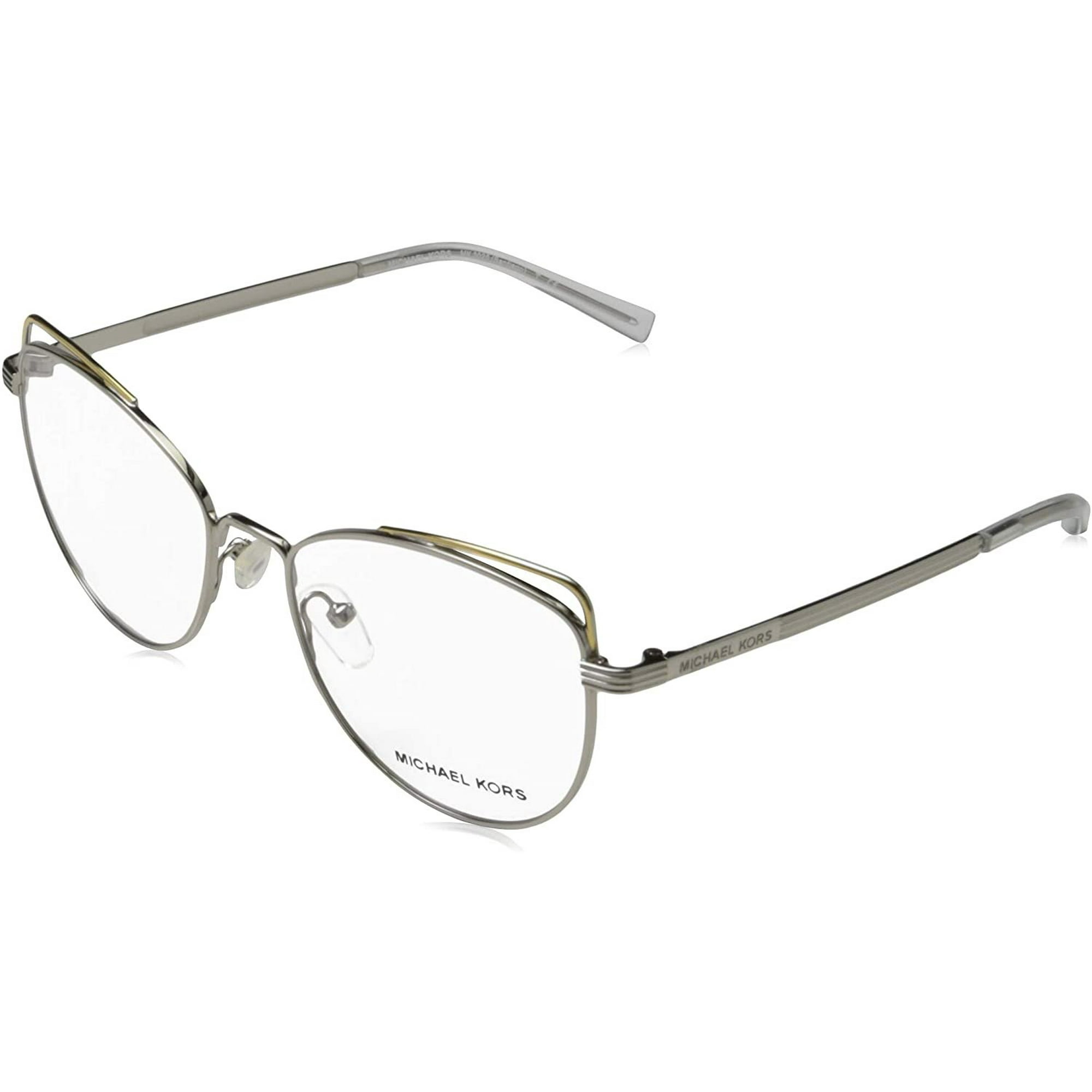Michael Kors SANTIAGO MK3025 Eyeglass Frames 1153 53 Silver MK3025 1153 53 Walmart