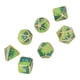 thumbnail image 5 of Juego de dados de metal de 7 piezas, diferentes formas, dados poliédricos de números claros para juegos de rol, juegos de mesa tipo 2, 5 of 9