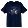 thumbnail image 6 of Castlevania Isaac Winged Demon Men's Navy T-shirt-Large, 6 of 7