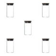 thumbnail image 1 of Injueey Frascos de almacenamiento de vidrio apilables con tapas herméticas - Contenedores de almacenamiento de cocina universales y que Type2 NO2, 1 of 6