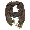 thumbnail image 2 of Falari Women's Paisley Woven Pashmina Shawl Wrap Scarf 80" x 27" Color # 03, 2 of 3