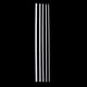 thumbnail image 5 of 10 Unids ABS Tubo Cuadrado Doble Canal Varil de Plástico 3x3x250mm, 5 of 8