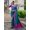 Dark Aqua, variant on Banarasi Silk All Over Woven Zari Butti Attractive Saree With Contrast Pallu – Greenish Beige