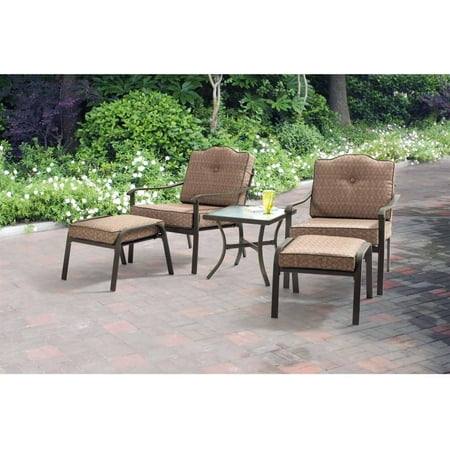 walmart outdoor mainstays brookwood leisure landing seats piece brown
