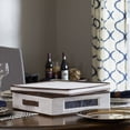 thumbnail image 2 of Household Essentials - Window Vision Accent Plate Chest in Cream and Brown, 2 of 6