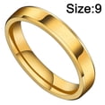 thumbnail image 2 of Anillo Dinheiro Classic tricolor, versión simple estrecha Anillo liso biselado de 4 mm, 2 of 5