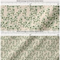 thumbnail image 2 of Soimoi White Cotton Poplin Fabric Leaf Leaves Printed Craft Fabric by the Yard 42 Inch Wide, 2 of 7