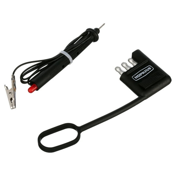 Hopkins Towing Solutions 48715, 6-12V Red Circuit Tester with Alligator Clip 2 Pieces Pack