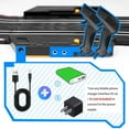 thumbnail image 4 of PAFOLO Slot Car Race Track Sets,19ft Electric Track with LED Lights and 4 Slot Cars,2 Hand Controller and Racing Game Lap Counters,Race Track Set Features a Loop,Turns & a Crossover for Boys Age 6-12, 4 of 7