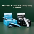 thumbnail image 5 of Barebells Protein Bars Combo Pack – 12 Creamy Crisp & 12 Cookies & Cream (24 bars total) – High Protein Snacks with 20g Protein & No Added Sugar – On-the-Go Breakfast or Post-Workout Treat, 5 of 7