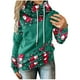 thumbnail image 1 of Sudaderas Navideñas Moda Navideña Mujer Imprimir Manga Larga Cómodo Transpirable Tops Con Capucha Cordón Odeerbi ODB121726, 1 of 7