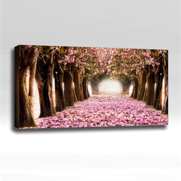 Cherry Blossoms - Panneau Acoustique 4'x2'x2": Inclut Tous les Matériels de Montage.