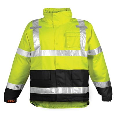 

Tingley Icon Premium Class 3 Reflective Hi-Vis Waterproof Traffic Safety Jacket Hi-Vis Lime 5X-Large (1 Unit)