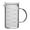 Clear, variant on Glass Measuring Cup, V-Shaped , Easy to Read with Lid, Food Grade Kitchen Accesssories, Beaker for Kitchen, Baking, Restaurant - 500ml