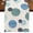 Blue, variant on Table Runners 120 Inches Long Dress Scarves, Abstract Geometric Farmhouse Coffee/Dining/Kitchen Table Runner for Living Room, Farmhouse Vintage Polka Dot Teal Blue 13x120 Inch