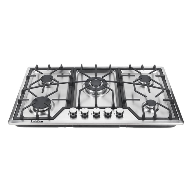 Parrilla Gas Kutchen Kpg30876s 5 Quemadores Acero Inox. 86cm